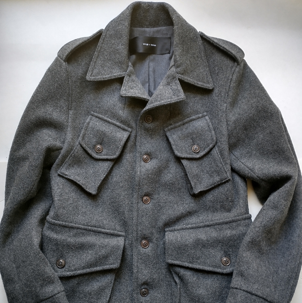 Wings + Horns Wool Coat XS